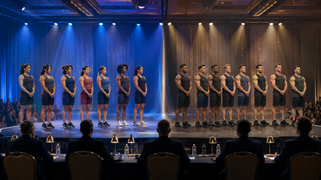 Amateur Olympia 2026 women’s and men’s competition schedule