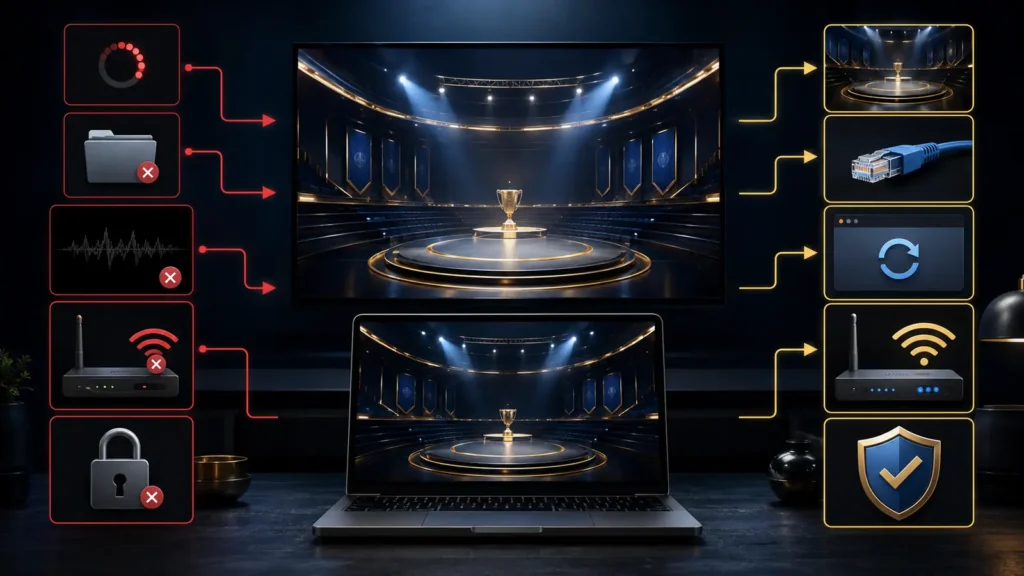 How to fix common OlympiaTV streaming problems