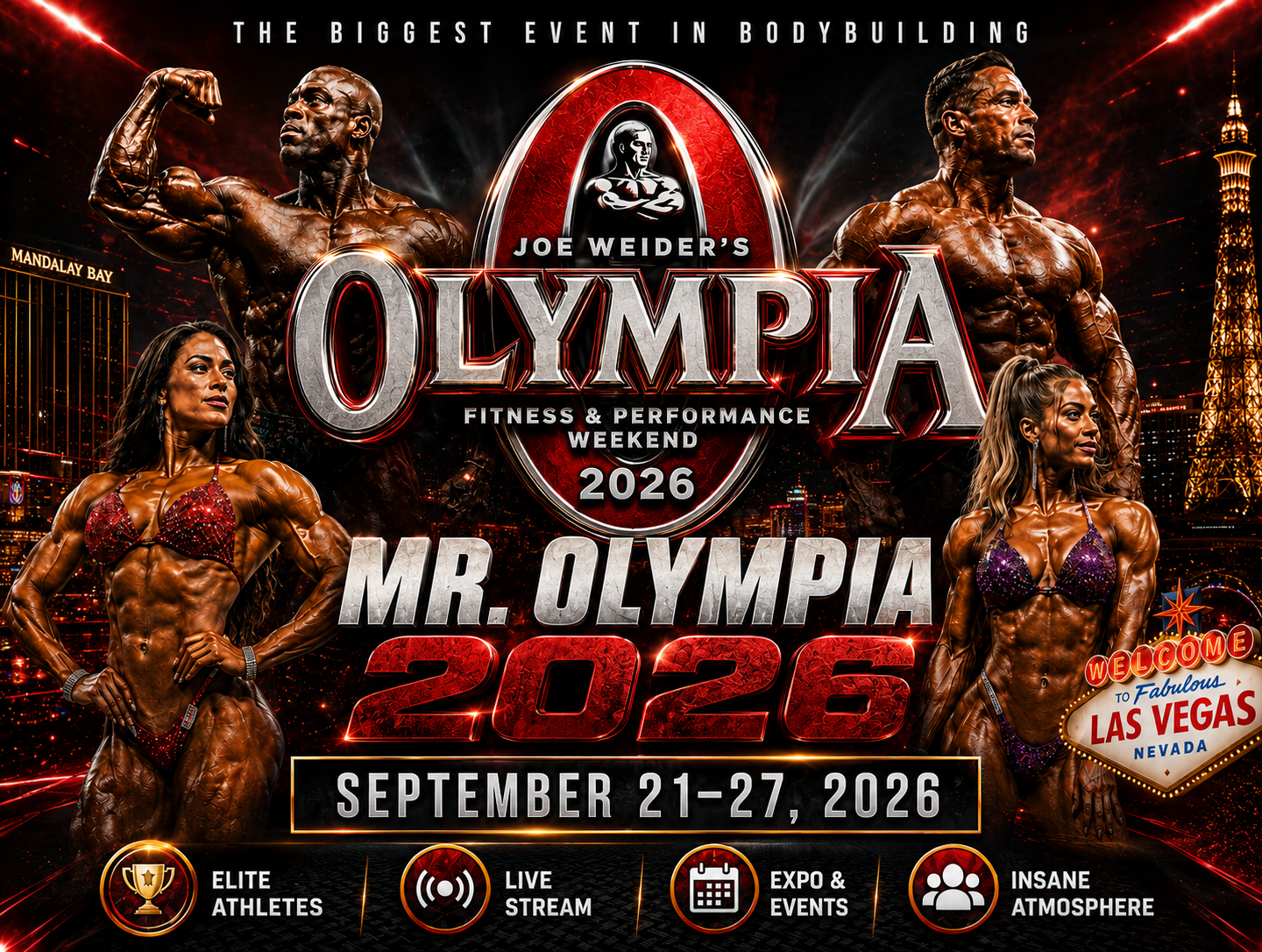 Mr Olympia 2027 Schedule